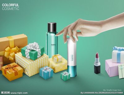 光影之魅 化妆品海报的视觉艺术与消费引导